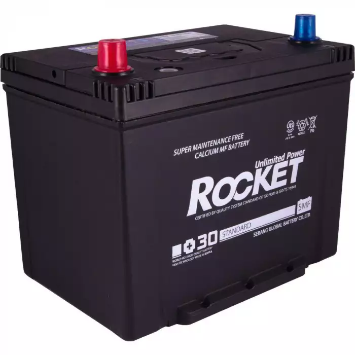 Автомобільний акумулятор ROCKET Japan 6СТ-70Ah Аз 600A (CCA) SMF 80D26R