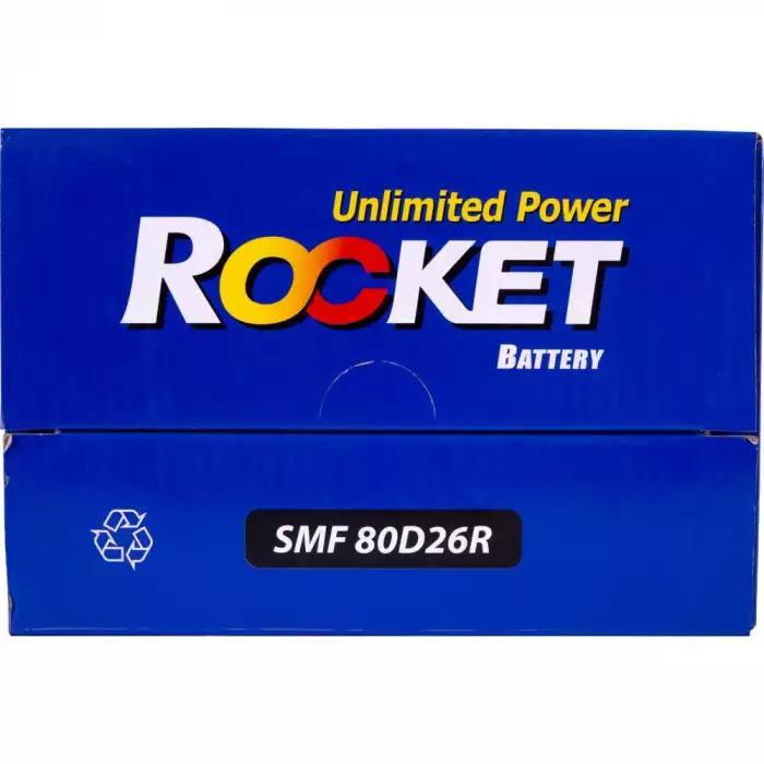 Автомобільний акумулятор ROCKET Japan 6СТ-70Ah Аз 600A (CCA) SMF 80D26R