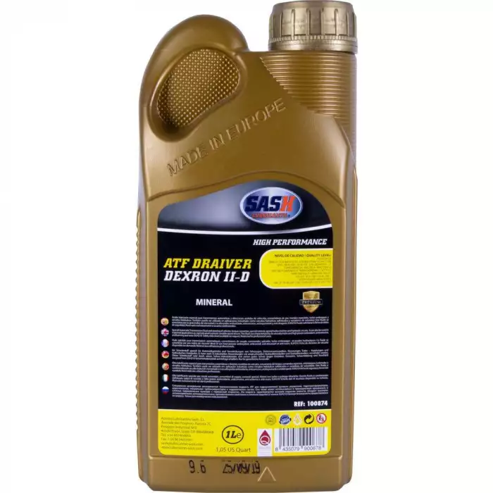 Олива трансмісійнa SASH ATF DRAIVER DEXRON II-D 1л 100874