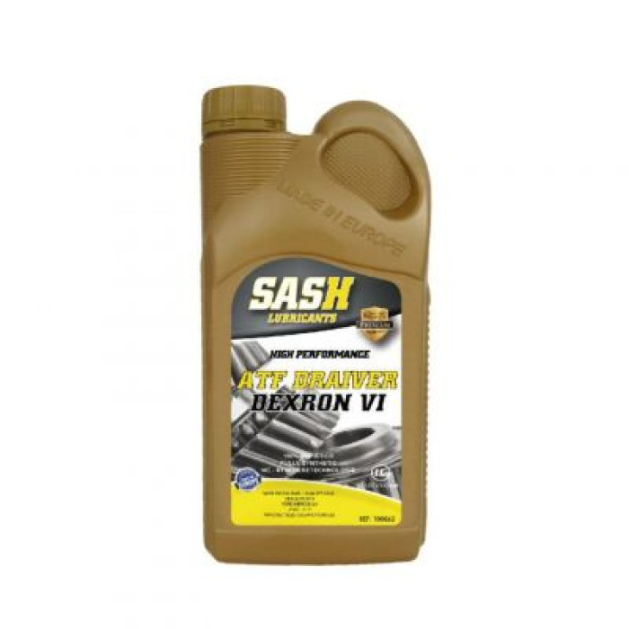 Масло трансмиссионное SASH ATF DRAIVER DEXRON VI 1л 100862