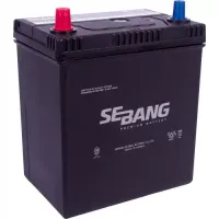 Автомобильный аккумулятор SEBANG Japan 6СТ-35Ah Аз ASIA 300A (CCA) ТК SMF 40B19R