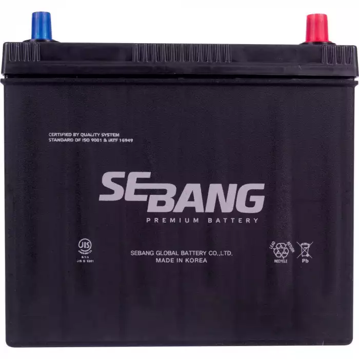 Автомобильный аккумулятор SEBANG Japan 6СТ-45Ah АзЕ ASIA 430A (CCA) ТК SMF 55B24L