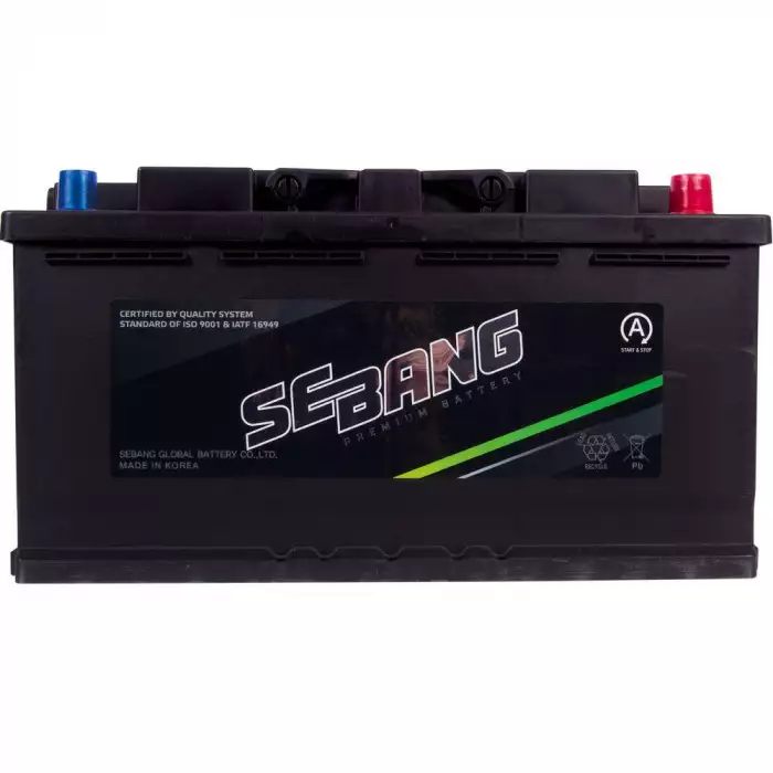 Автомобильный аккумулятор SEBANG AGM 6СТ-95Ah АзЕ 850A (CCA) AGM L5