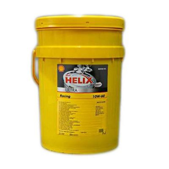 Автомобильное моторное масло Shell Helix Ultra Racing 10W-60 20л