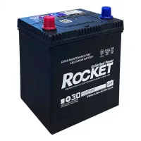 Автомобільний акумулятор ROCKET 6СТ- 40Ah ASIA Аз 340А (CCA) SMF 42B19RS