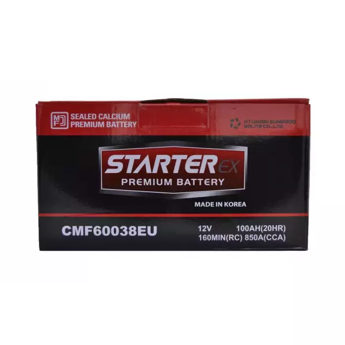 Автомобільний акумулятор STARTER EX 6СТ-100Ah АзЕ 850A (CCA) CMF60038EU