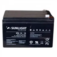 Аккумулятор тяговый SUNLIGHT 12Ah 12V