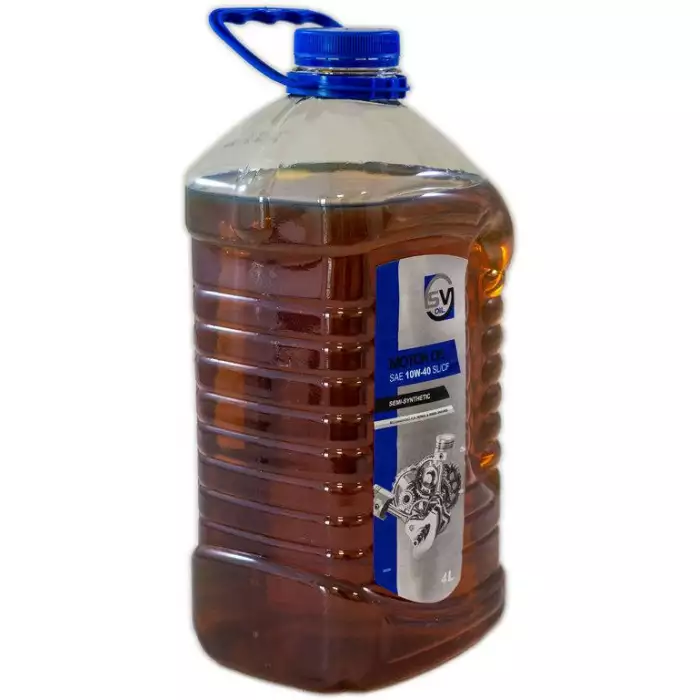 Автомобильное моторное масло SV Oil Semi-Synthetic 10W-40 4л 10055