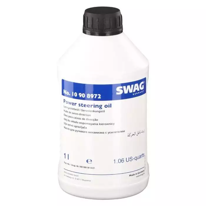 Масло трансмиссионное SWAG Power Steering Fluid желтое для гидроусилителя руля 10908972 1л