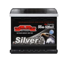Автомобильный аккумулятор SZNAJDER Silver (L1) 55Ah 520A L+ 555 85