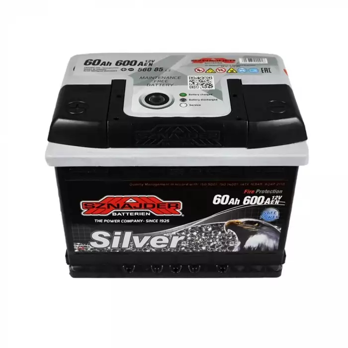 Автомобільний акумулятор SZNAJDER Silver  (L2) 60Ah 600A L+ 560 85