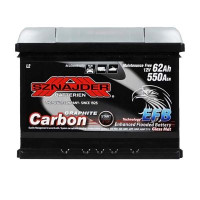 Автомобільний акумулятор SZNAJDER Carbon Start Stop EFB (L2) 62Аh 550А R+ 562 05