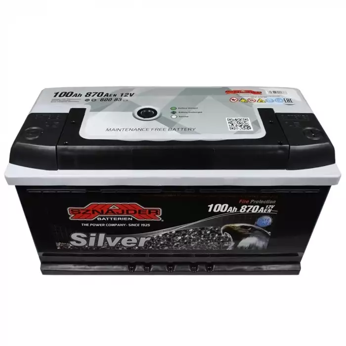 Автомобільний акумулятор SZNAJDER Silver (600 83) (L5) 100Ah 870A R+