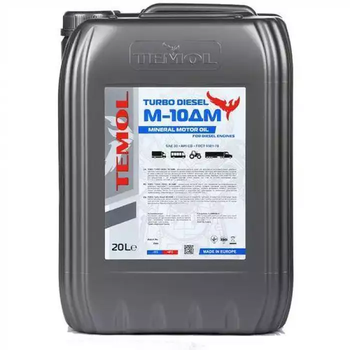 Индустриальное моторное масло TEMOL Diesel М10ДМ 20л
