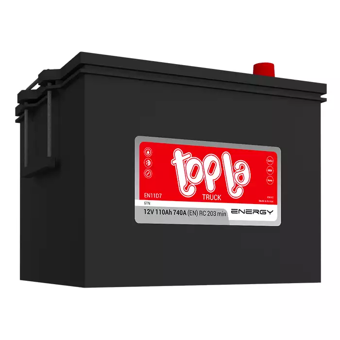 Автомобільний акумулятор TOPLA ENERGY TRUCK 6СТ-110Ah 740А (EN) EN11D7