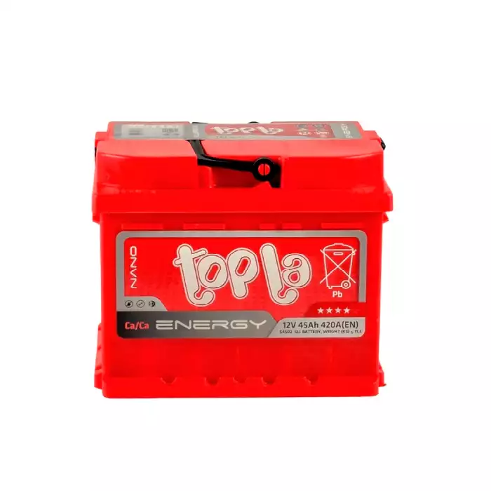 Автомобильный аккумулятор Topla Energy 6СТ-45Ah АзЕ 390A (EN) TST-E45-0S