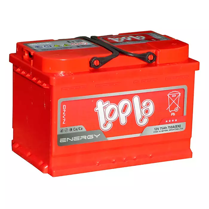 Автомобильный аккумулятор Topla Energy 6СТ-75Ah АзЕ 750A (EN) 108075