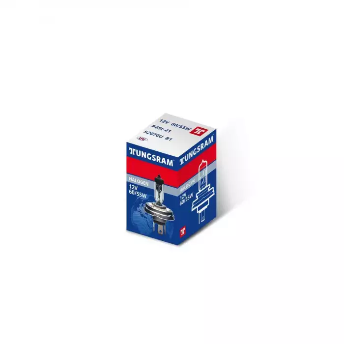 Автолампа TUNGSRAM Standart (P45t, H4, 12V, 60/55W) TU 52070HU.1K