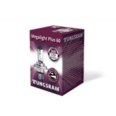 Автолампа TUNGSRAM Megalight Plus +50 (P43t, H4, 12V, 60/55W) TU 50440MPU.1D