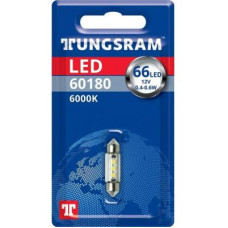 Автолампа TUNGSRAM LED (SV8.5-8, C5W, white, 6000K, 12V, 0.5W) TU 60180LED.1B