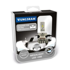 Автолампа TUNGSRAM Megalight LED +200 комплект (H7, 6000K, 12V, 24W) TU 60450.2K