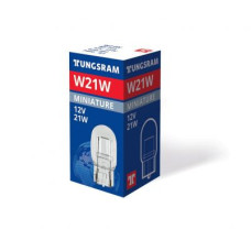 Автолампа TUNGSRAM Standart (W3x16d, W21W, 12V, 21W) TU 7440.1K