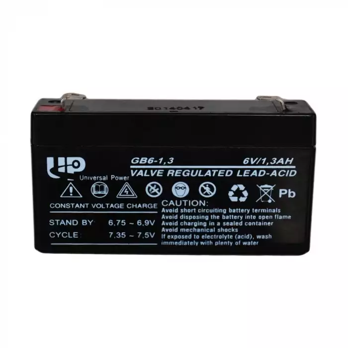 Аккумулятор AGM Universal Power GB AGM 1.3Ah 6V 6-1.3