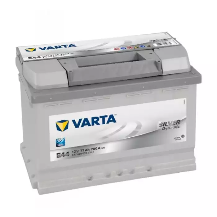 Автомобільний акумулятор VARTA Silver Dynamic E44 6СТ-77Ah АзЕ 780A (EN) 577400078