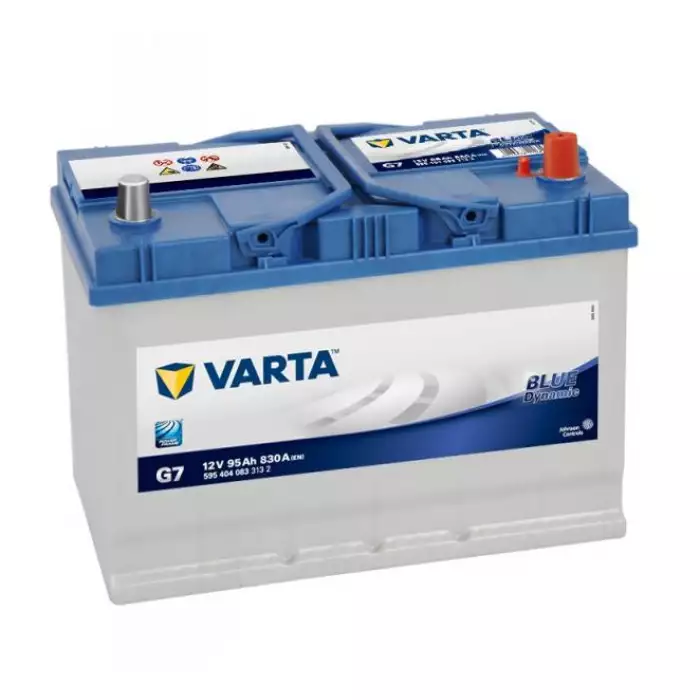 Автомобільний акумулятор VARTA Blue Dynamic G7 6СТ-95Ah АзЕ ASIA 830A (EN) 595404083