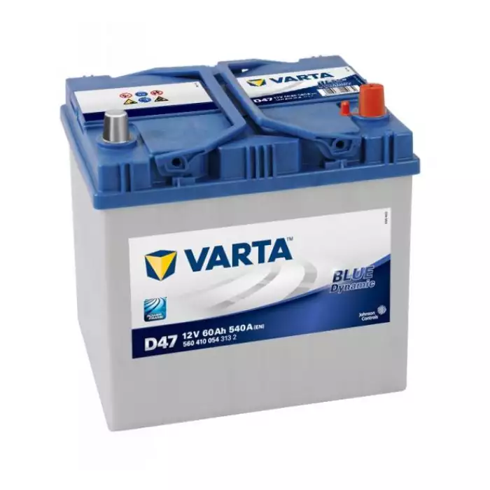 Автомобільний акумулятор VARTA Blue Dynamic D47 6СТ-60Ah АзЕ ASIA 540A (EN) 560410054 уцінка