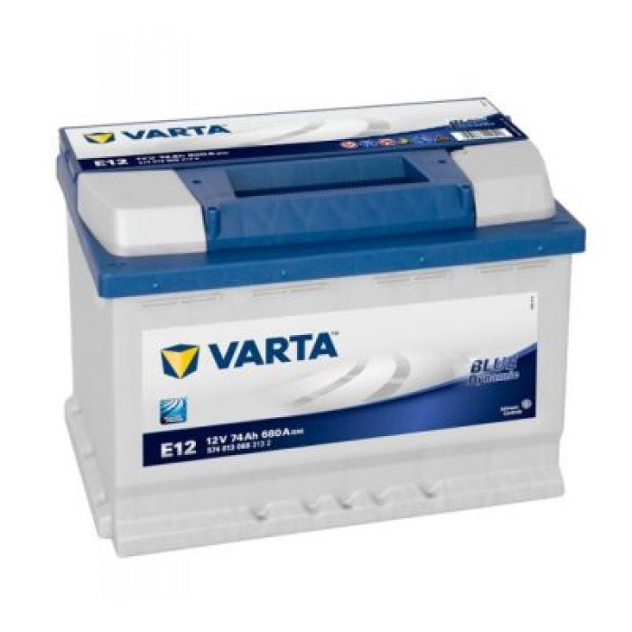 Автомобільний акумулятор VARTA Blue Dynamic E12 6СТ-74Ah Аз 680A (EN) 574013068