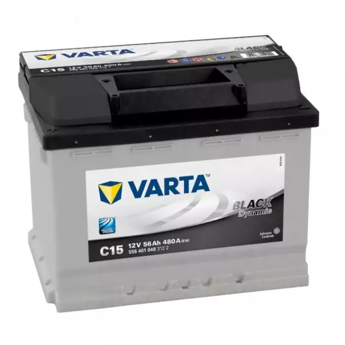 Автомобільний акумулятор VARTA Black Dynamic C15 6СТ-56Ah Аз 480A (EN) 556401048