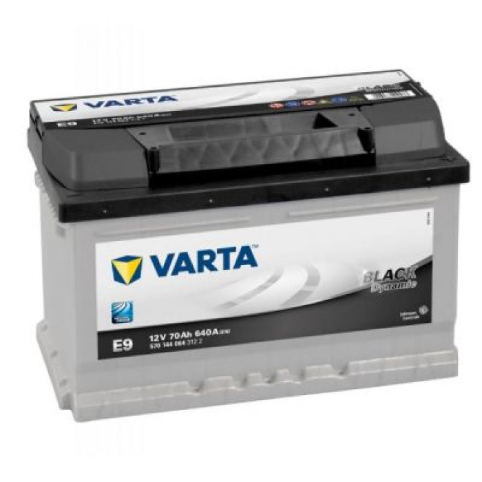 Автомобільний акумулятор VARTA Black Dynamic E9 6СТ-70Ah АзЕ 640A (EN) 570144064