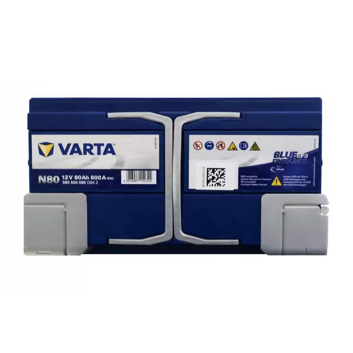 Автомобільний акумулятор VARTA Blue Dynamic EFB N80 6СТ-80Ah АзЕ 800A (EN) 580500080