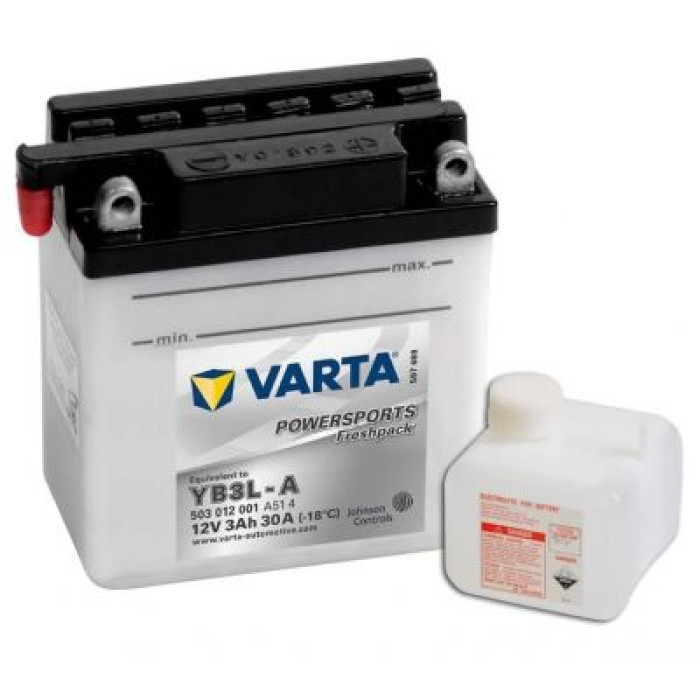 Мото аккумулятор VARTA Funstart 12V YB3L-A