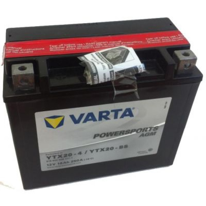 Мото акумулятор VARTA AGM Powersports 12V YTX20L-4