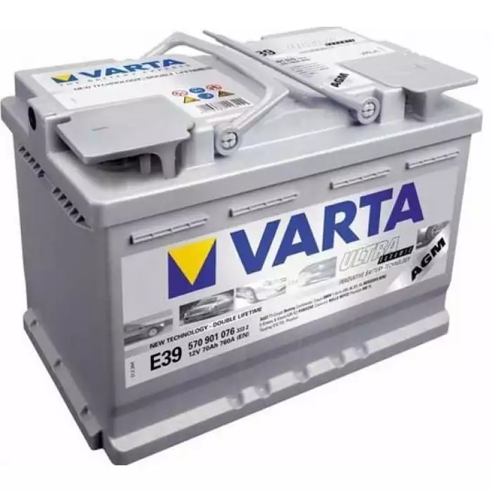 Автомобільний акумулятор VARTA Silver Dynamic AGM E39 6СТ-70Ah АзЕ 760A (EN) 570901076 2019