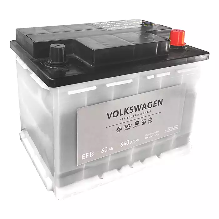 Автомобільний акумулятор EXIDE EFB 6СТ-60Ah АзЕ 640А (EN) orignal for VW 000915105FB