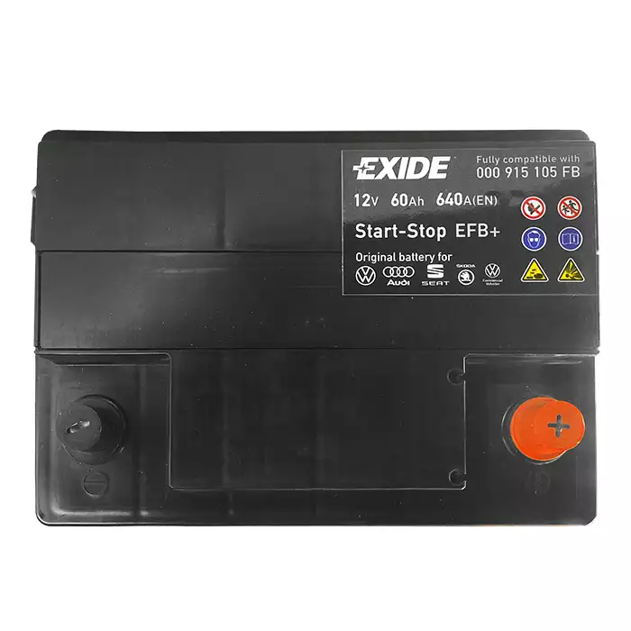 Автомобільний акумулятор EXIDE EFB 6СТ-60Ah АзЕ 640А (EN) orignal for VW 000915105FB