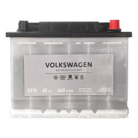 Автомобильный аккумулятор EXIDE EFB 6СТ-60Ah АзЕ 640А (EN) orignal for VW 000915105FB