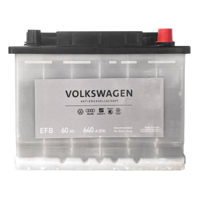 Автомобильный аккумулятор EXIDE EFB 6СТ-60Ah АзЕ 640А (EN) orignal for VW 000915105FB