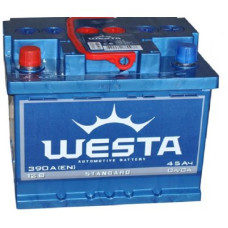 Автомобильный аккумулятор Westa 6СТ-45Ah Аз 390A (EN)