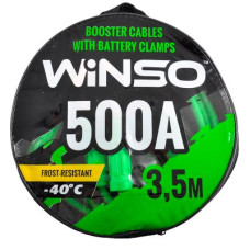 Пусковые провода WINSO Booster Cables With Battery Clamps 500А  3,5м 138510
