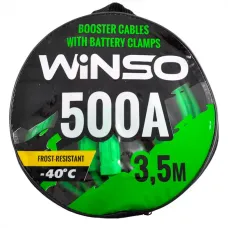 Пусковые провода WINSO Booster Cables With Battery Clamps 500А  3,5м 138510