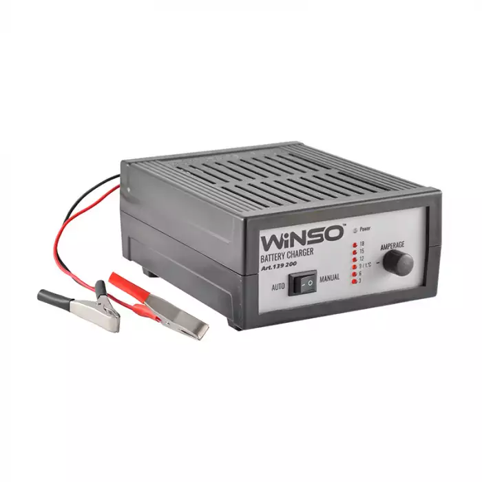 Зарядний пристрій для АКБ Winso Battery Charger 12В 18А 120Ah 139200