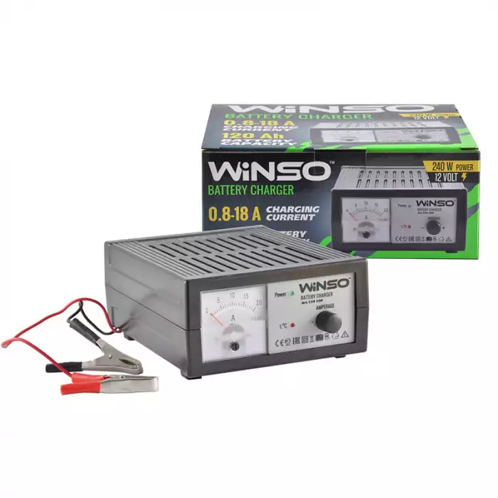 Зарядний пристрій для АКБ Winso Battery Charger 12В 18А 120Ah 139100