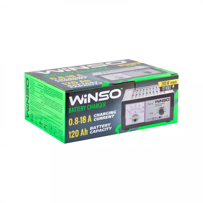 Зарядний пристрій для АКБ Winso Battery Charger 12В 18А 120Ah 139100