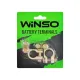 Клеммы аккумуляторные Winso Battery Terminals цинк медное покрытие 2шт блистер 146300