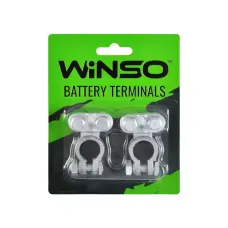Клеммы аккумуляторные Winso Battery Terminals свинцовые 2шт блистер 146200