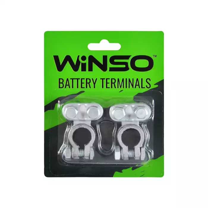 Клеммы аккумуляторные Winso Battery Terminals свинцовые 2шт блистер 146200